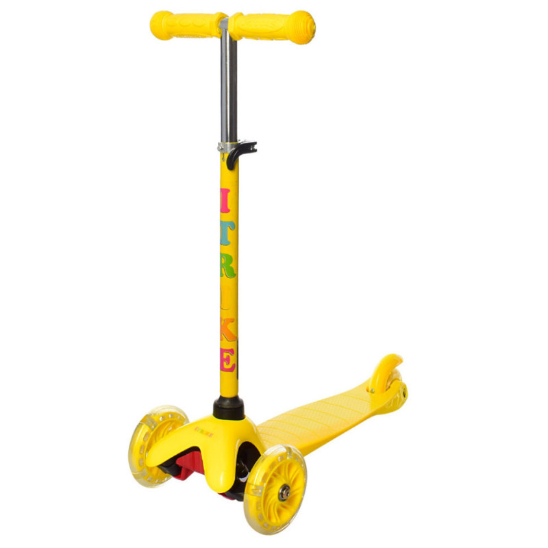 Дитячий самокат iTrike BB 3-013-4-Y MINI колеса, що світяться Дитячий самокат iTrike BB 3-013-4-Y MINI колеса, що світяться