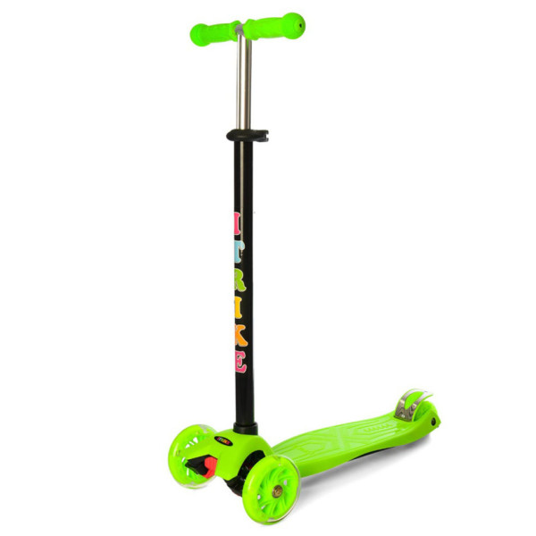 Дитячий самокат iTrike JR 3-003-G MAXI колеса, що світяться (JR3-003-G)