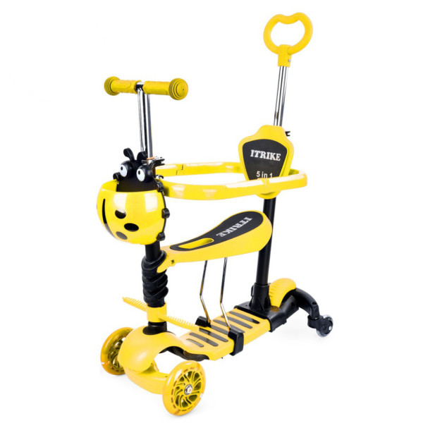 Самокат дитячий 3-х колісний 5 в 1 JR3-101-Y, до 25 кг (JR3-101-Y)