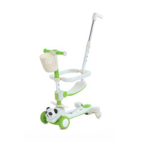 Самокат дитячий триколісний 5 в 1 JR3-142-GR, колеса зі світлом (JR3-142-GR)