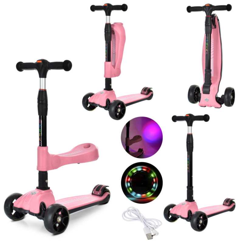 Самокат дитячий MAXI iTrike JR3-082-P складаний Самокат дитячий MAXI iTrike JR3-082-P складаний