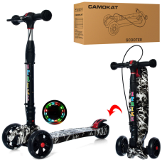 Самокат дитячий MAXI iTrike JR 3-060-21-WP5 складаний