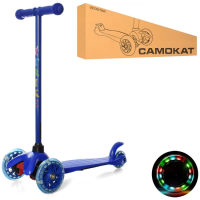 Самокат детский MINI iTrike BB3-013-5-DBL трехколесный