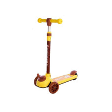 Дитячий самокат Bambi SC21011 PU колеса зі світлом Жовтий (SC21011(Yellow))