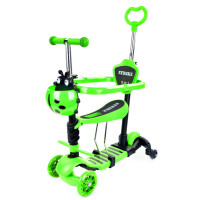 Самокат дитячий 3-х колісний 5 в 1 JR3-101-GR, до 25 кг (JR3-101-GR)