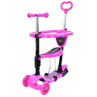Самокат дитячий 3-х колісний 5 в 1 JR3-103-P, до 25 кг (JR3-103-P)