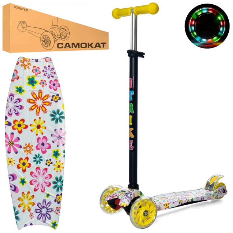 Самокат дитячий MAXI iTrike JR 3-055-1-WP15 з підсвічуванням Самокат дитячий MAXI iTrike JR 3-055-1-WP15 з підсвічуванням