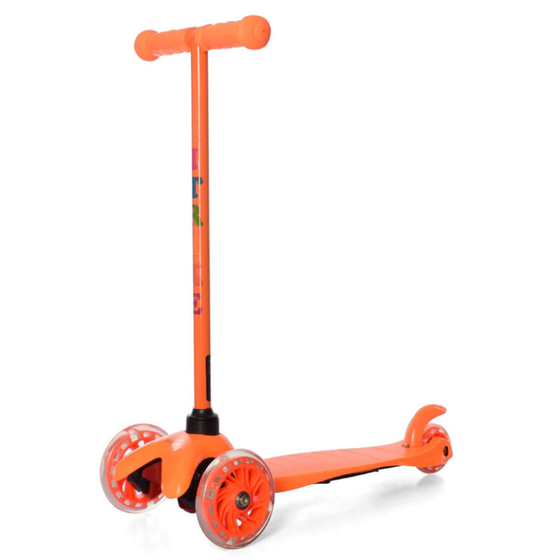 Дитячий самокат iTrike BB 3-013-5-OR MINI колеса, що світяться Дитячий самокат iTrike BB 3-013-5-OR MINI колеса, що світяться