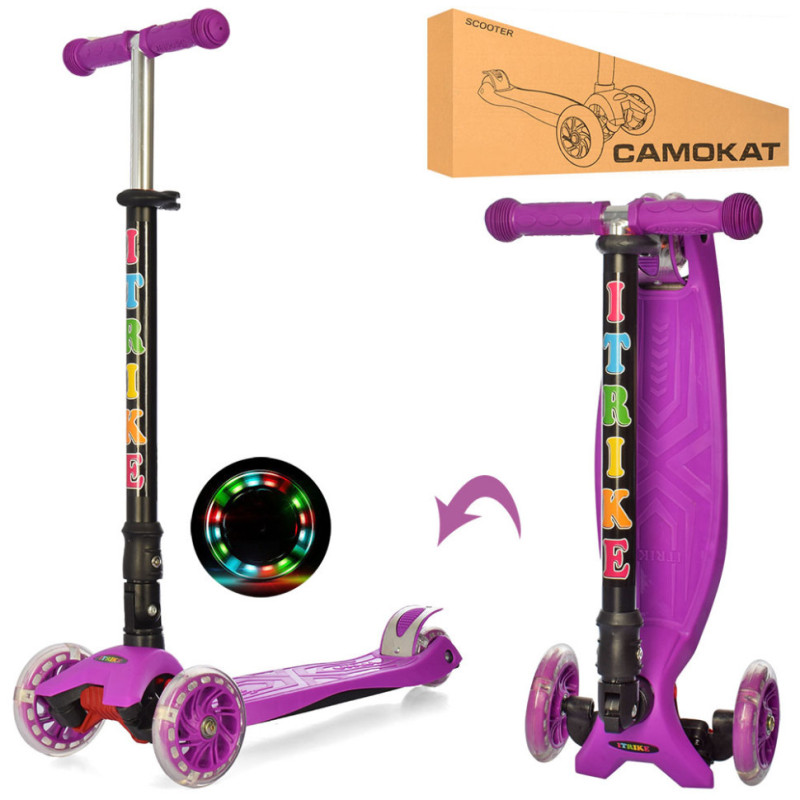 Дитячий самокат iTrike JR 3-003-1-V MAXI складаний Дитячий самокат iTrike JR 3-003-1-V MAXI складаний