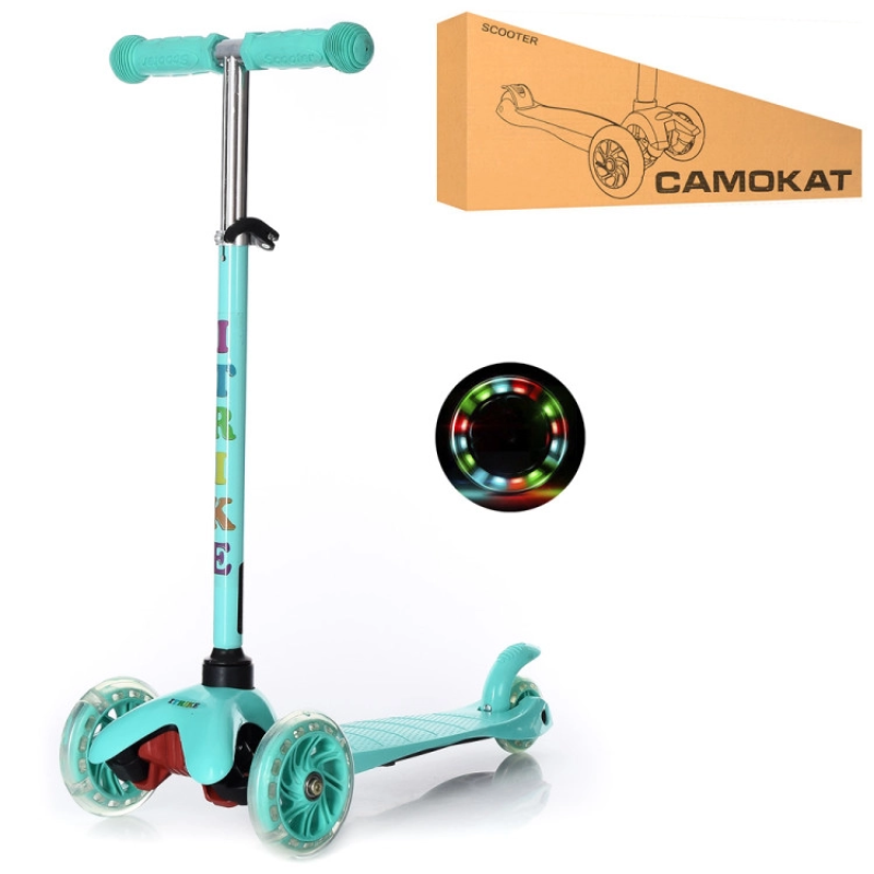 Самокат дитячий MINI iTrike BB 3-013-4-M з підсвічуванням