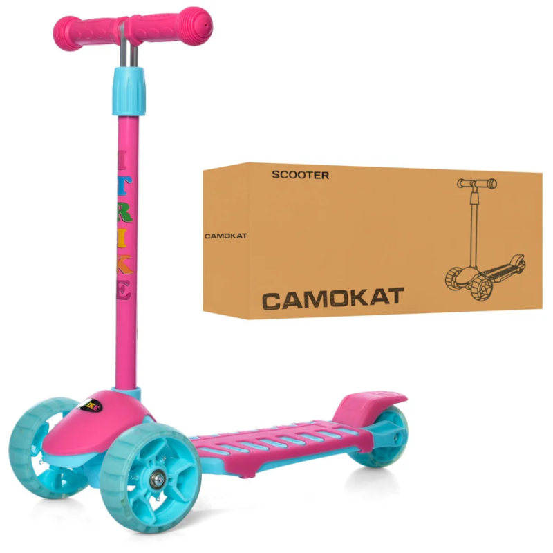 Самокат дитячий MAXI iTrike JR 3-060-34-P триколісний Самокат дитячий MAXI iTrike JR 3-060-34-P триколісний