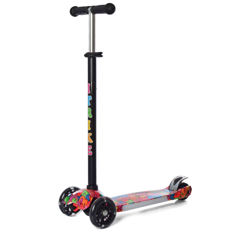 Дитячий самокат iTrike JR 3-052-1-WP4 MAXI підніжка та колеса світяться Дитячий самокат iTrike JR 3-052-1-WP4 MAXI підніжка та колеса світяться