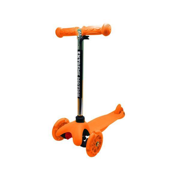 Самокат дитячий 3-х колісний  SC20101 колеса, що світяться Помаранчевий (SC20101(Orange))