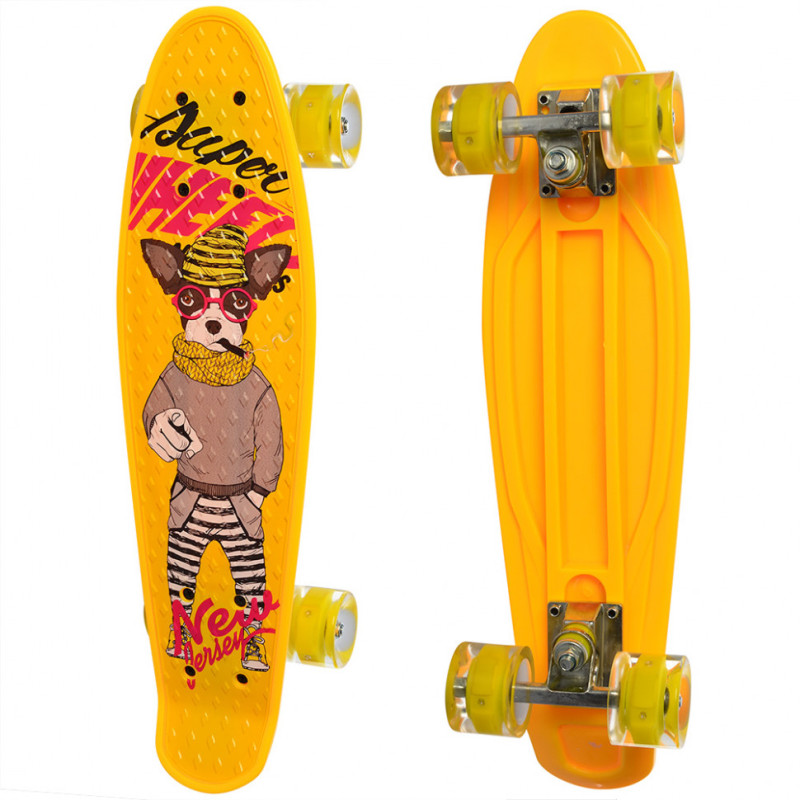 Детский скейт MS 0749-8 с рисунком Детский скейт MS 0749-8 с рисунком