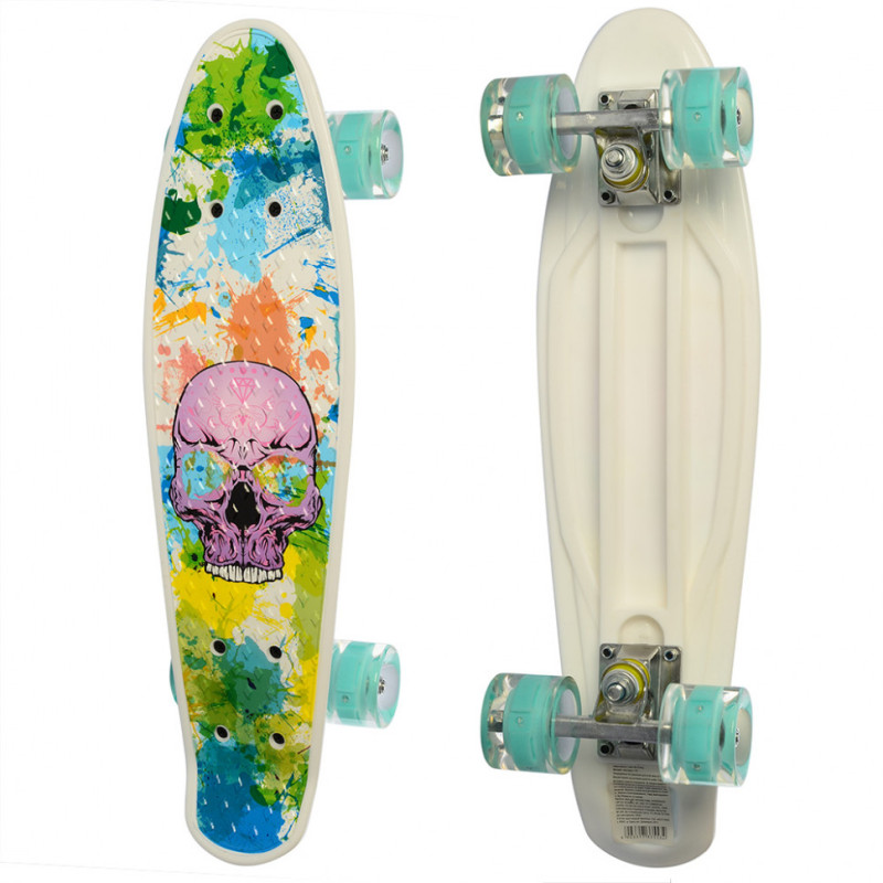 Детский скейт MS 0749-8 с рисунком Детский скейт MS 0749-8 с рисунком