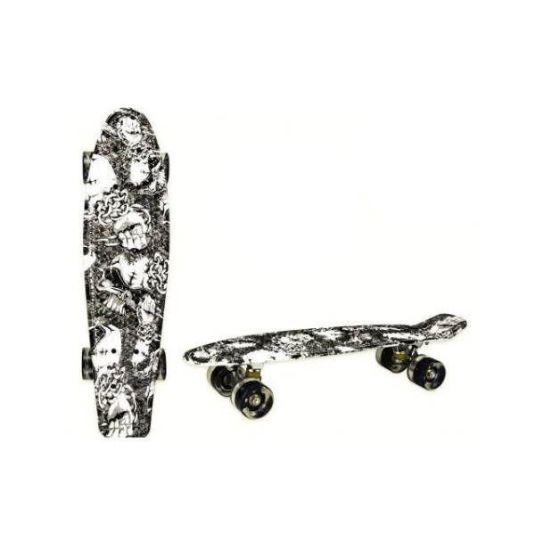 Скейт "Пенні борд"  SC20505 PU колеса зі світлом, 56 см (SC20505)
