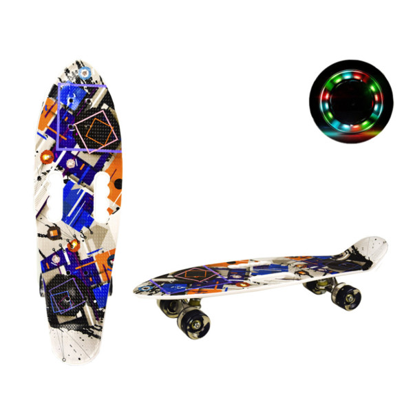 Пенні борд Bambi SC20444 колеса PU світло, 68х20 см (SC20444)