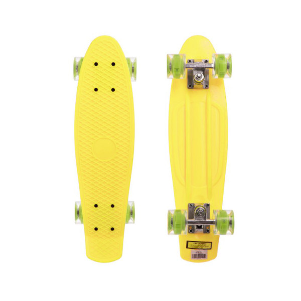 Скейт "Пенні борд"  SC20424 PU колеса зі світлом, 56 см (SC20424)