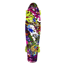 Скейт "Пенні борд" Bambi SC20507 квадратні PU колеса зі світлом, 56 см Вид 1 (SC20507-1)