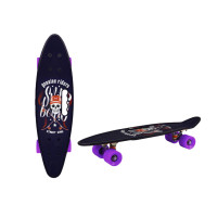 Пенні борд 24" Bambi SC20514 PU колеса, з ручкою Фіолетовий (SC20514(Violet))