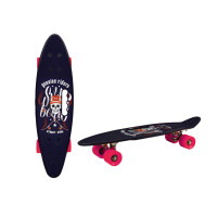 Пенни борд 24" Bambi SC20514 PU колеса, с ручкой Розовый(SC20514(Pink))