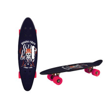 Пенні борд 24" Bambi SC20514 PU колеса, з ручкою Рожевий (SC20514(Pink))