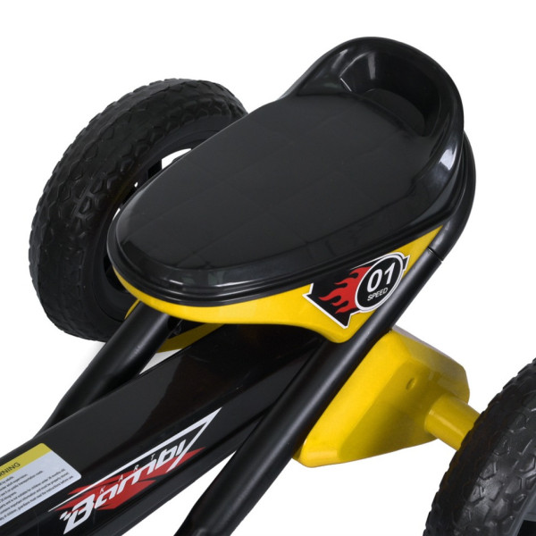 Карт "Педальна машинка" M 5848E-6 жовтий, до 25 кг (M 5848E-6)