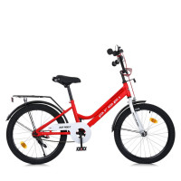 Велосипед дитячий MB 20031-1, 20 дюймів, червоно-білий (MB 20031-1)
