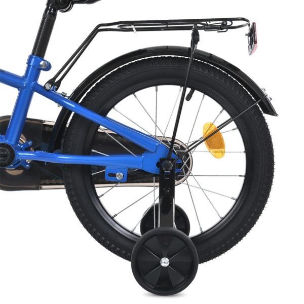 Велосипед дитячий MB 14012-1, 14 дюймів, синій (MB 14012-1)