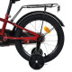 Велосипед дитячий MB 18011, 18 дюймів, червоний (MB 18011)
