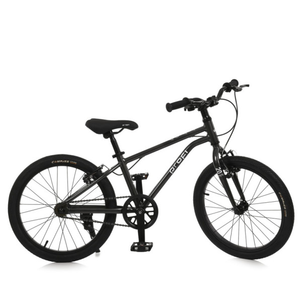 Велосипед дитячий LIGHTY MB 20LIGHTY DARK GREY, колеса 20 дюймів (MB 20LIGHTY DARK GREY)