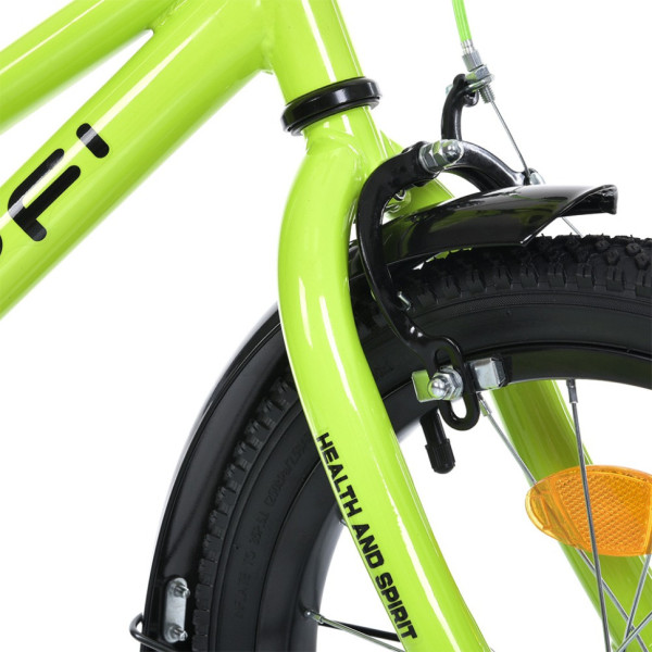 Велосипед дитячий MB 18013-1, 18 дюймів, салатовий (MB 18013-1)