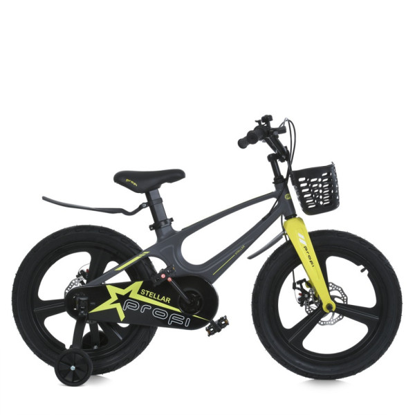 Велосипед дитячий MB 181020-3, 18 дюймів, сірий (MB 181020-3)