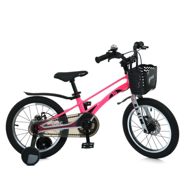 Велосипед дитячий OXIC MB 16OXIC NEON PINK, колеса 16 дюймів (MB 16OXIC NEON PINK)