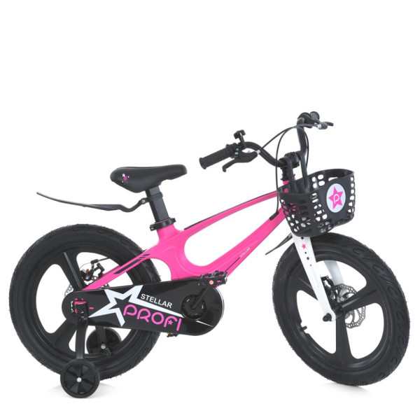 Велосипед дитячий MB 181020-2 рожевий 18 дюймів (MB 181020-2)