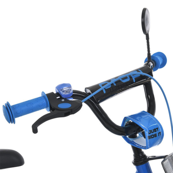 Велосипед дитячий MB 16012-1, 16 дюймів, синій (MB 16012-1)