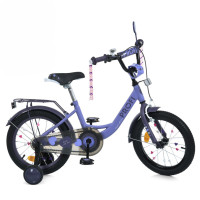 Велосипед дитячий MB 14043-1 колеса 14 дюймів, фіолетовий (MB 14043-1)