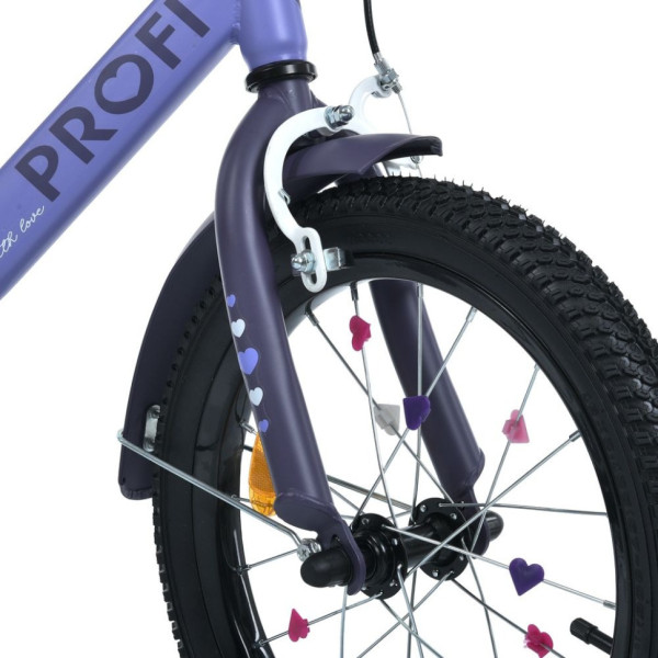 Велосипед дитячий MB 14043-1 колеса 14 дюймів, фіолетовий (MB 14043-1)