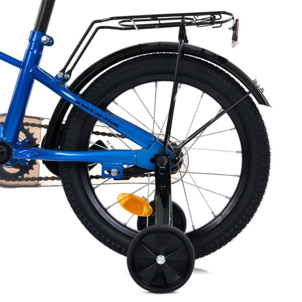 Велосипед дитячий MB 16022-1, 16 дюймів, синьо-білий (MB 16022-1)