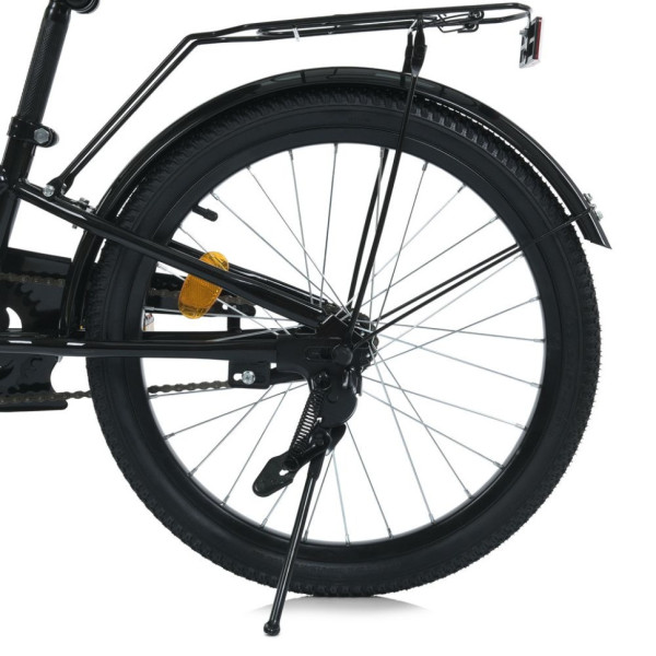 Велосипед дитячий MB 20015-1 колеса 20 дюймів, чорно-зелений (MB 20015-1)