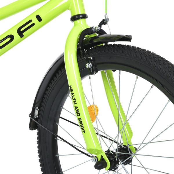 Велосипед дитячий MB 20013-1, 18 дюймів, салатовий (MB 20013-1)