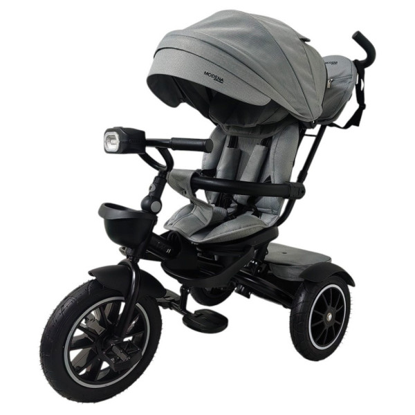 Дитячий триколісний велосипед MODENA ME 1193 Gray, з батьківською ручкою (ME 1193 Gray)