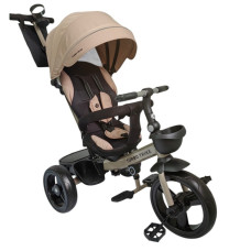 Велосипед дитячий триколісний MT 1001-1 Almond Beige з батьківською ручкою (MT 1001-1 Almond Beige)