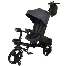 Дитячий триколісний велосипед VECTOR ME 1162-1 Dark Gray, з батьківською ручкою (ME 1162-1 Dark Gray)