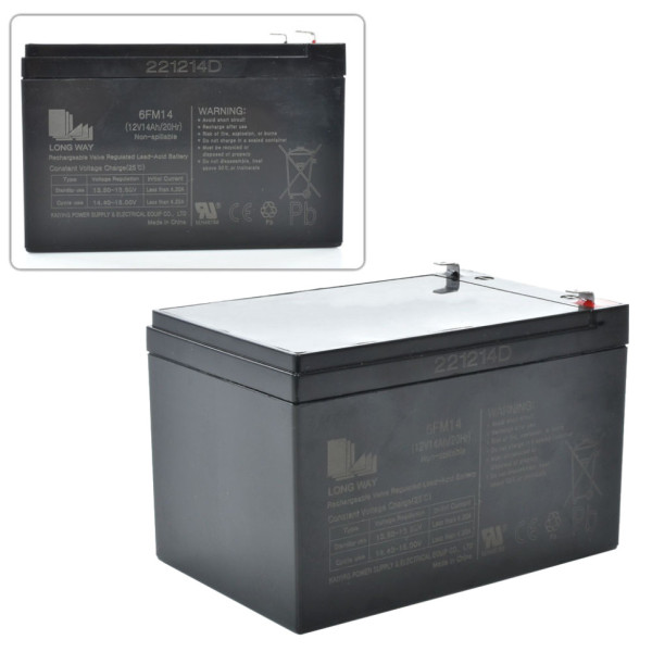 Аккумуляторная батарея универсальная 12V14Ah-BATTERY(12V14Ah-BATTERY)