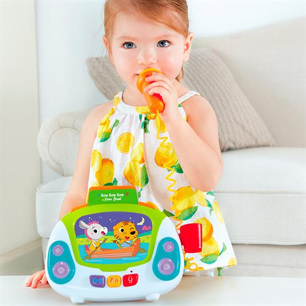 Детское игрушечное караоке 3138 на бат-ке