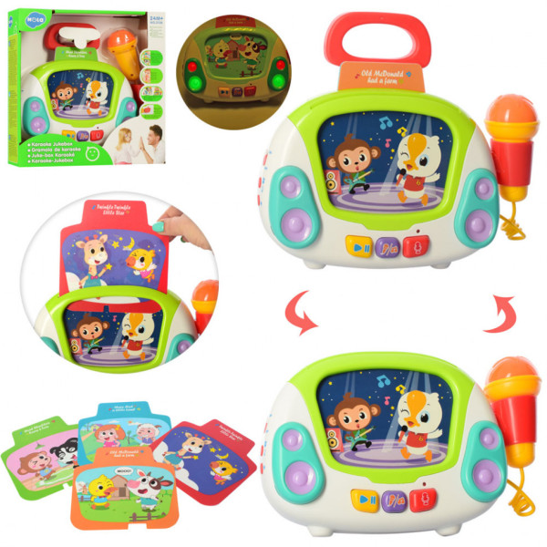 Детское игрушечное караоке 3138 на бат-ке