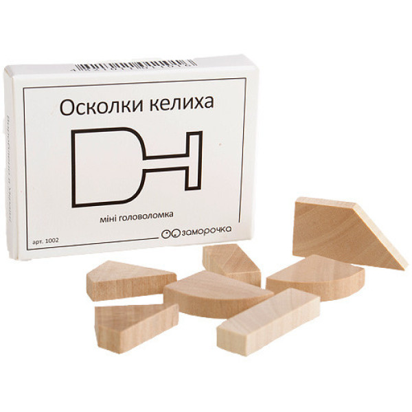 Мини головоломка Осколки бокала Заморочка 5023 деревянная                                                 (5023)