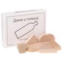 Мини головоломка Джин в бутылке Заморочка 5008G деревянная                                             (5008G)
