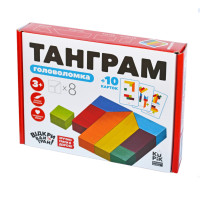 Дерев'яна головоломка "Танграм 8" Igroteco 900446, 8 елементів (900446)